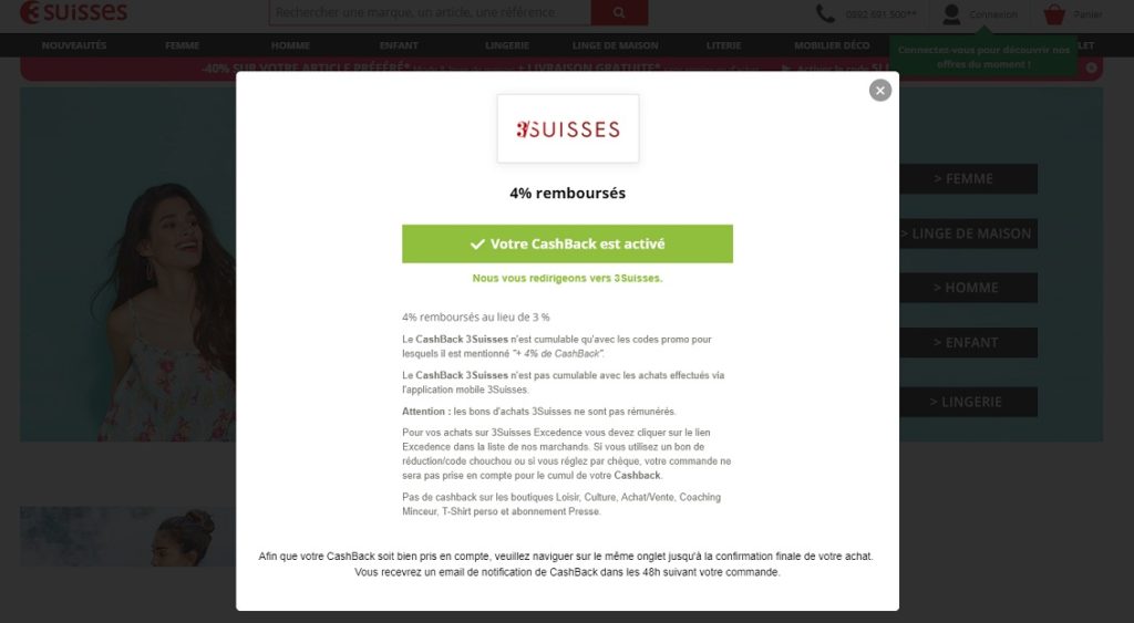 3 suisses : des réductions avec ebuyclub