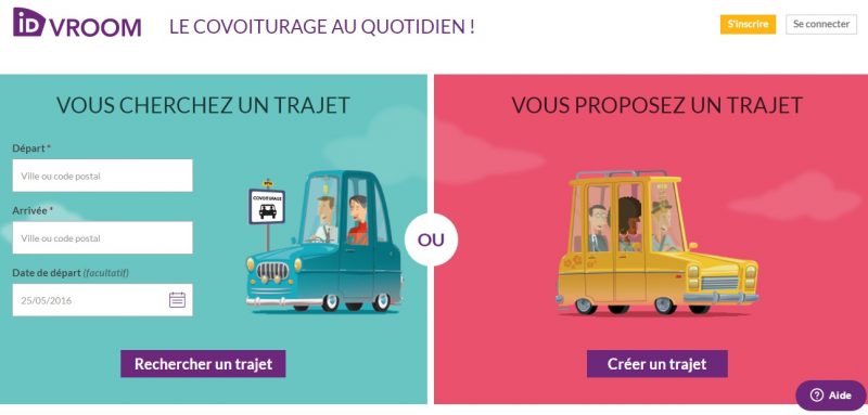 IDVroom: Voyagez moins cher avec le covoiturage