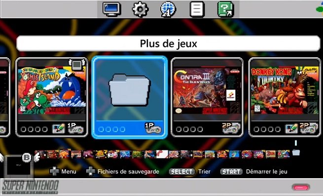 Mini-Snes : Acceder aux nouveaux jeux