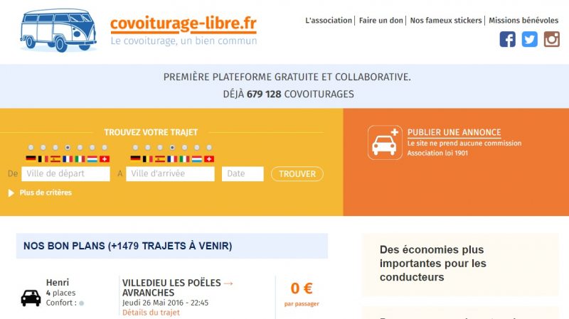 Covoiturage-libre ; voyagez moins cher