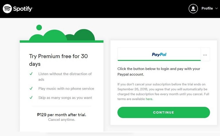 Payer son abonnement Spotify Premium avec un VPN