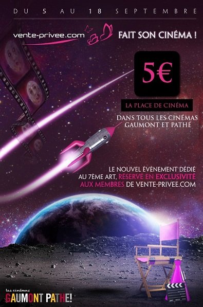 vente privee cinema